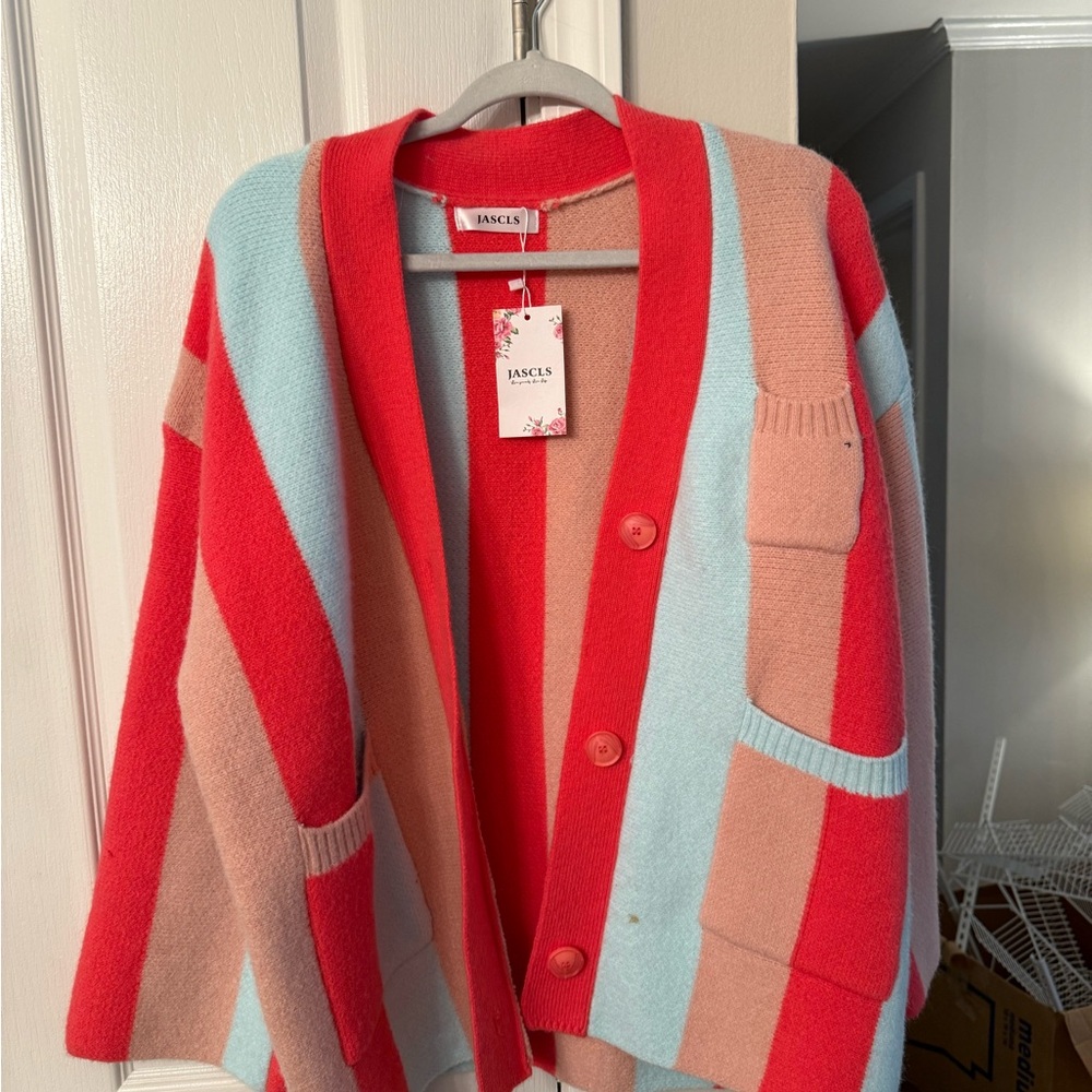 Women's Colorful Striped Sweater